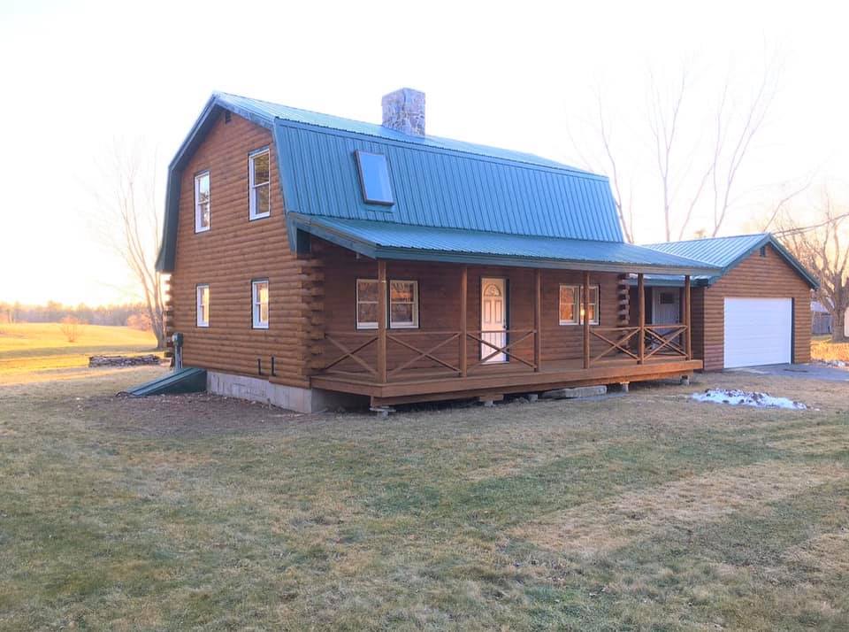 log home restoration kennebec county maine